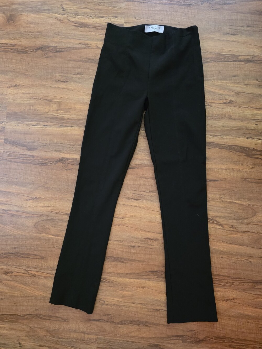 MM. Lafleur Black Straight-Leg Pull-On Adjustable Length Pants Size 0 - Picture 4 of 13